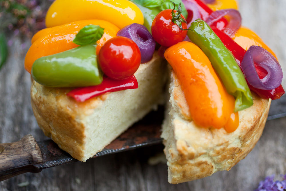 Focaccia alle verdure