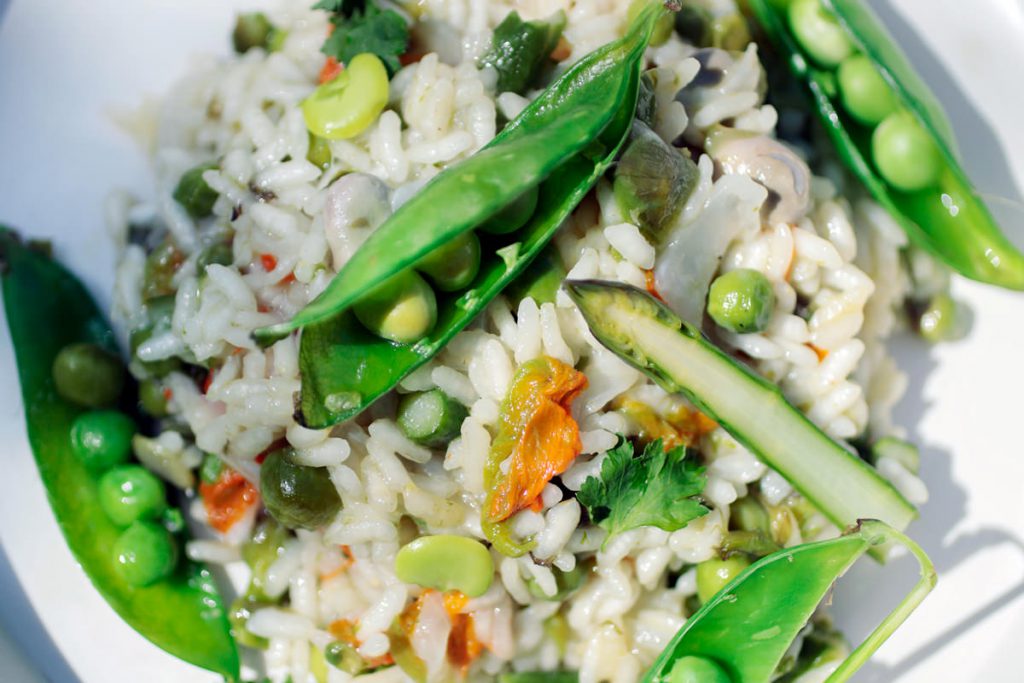 Risotto Asparagi e Piselli