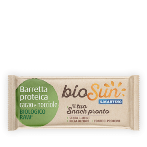 Barretta proteica Cacao e Nocciole Biologica