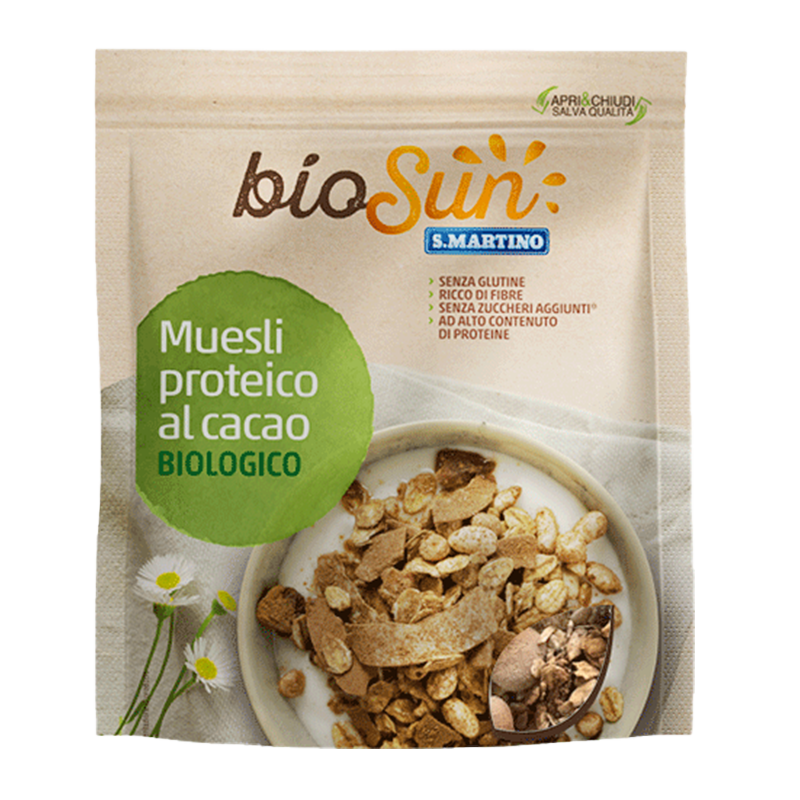 Muesli proteico al Cacao Biologico