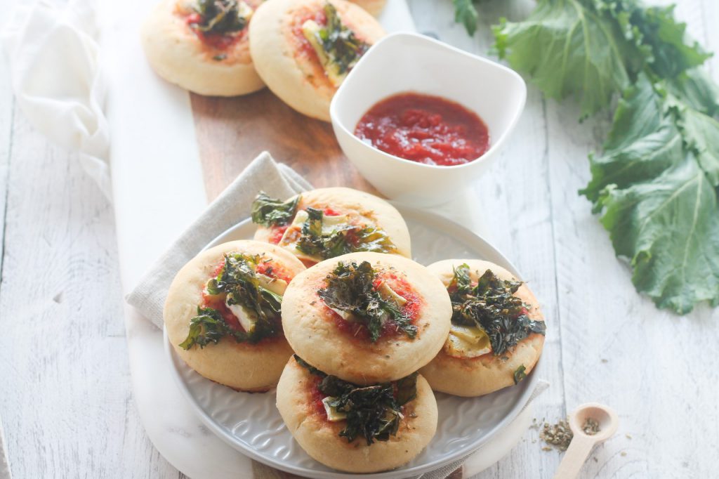 Pizzette con cime di rapa e brie